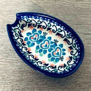 Boleslawiec Polish Pottery Spoon Rest